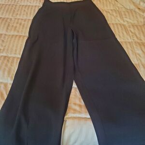 WHISTLES wide leg fluid crop trousers